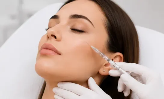 Mezoterapija lica u ordinaciji estetske medicine – tretman revitalizacije i hidratacije kože velika plana